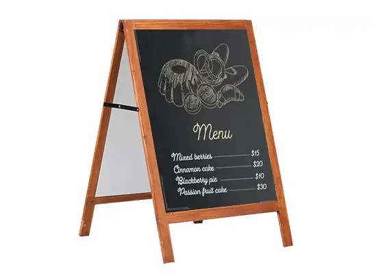 chalkboard dry erase a frames