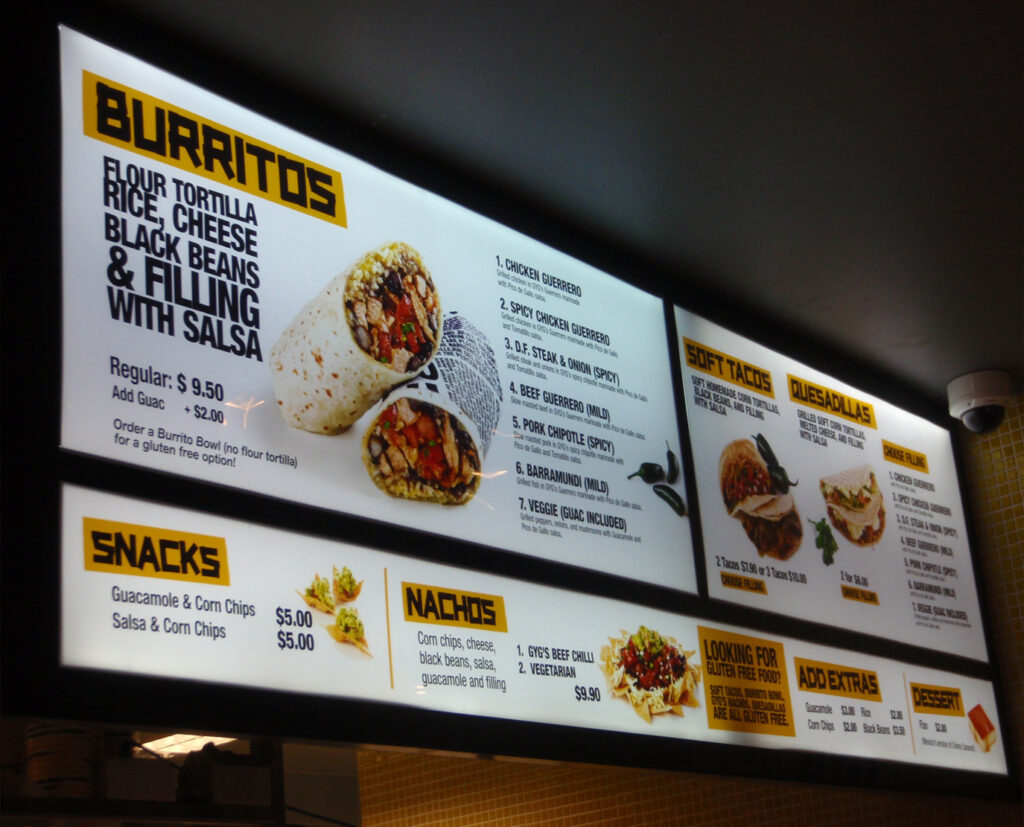 Magnetic Menus - Changeable Restaurants Menu Boards And Graphics Printers