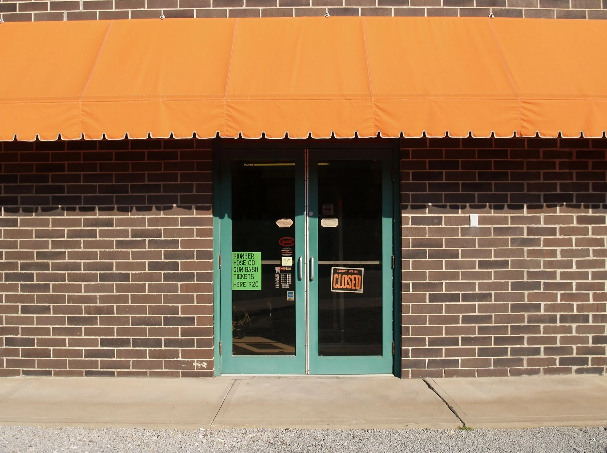 cleaning topside of the awning