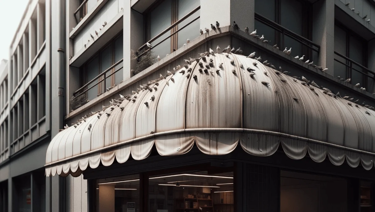 effectively maintain your awning by keeping birds away