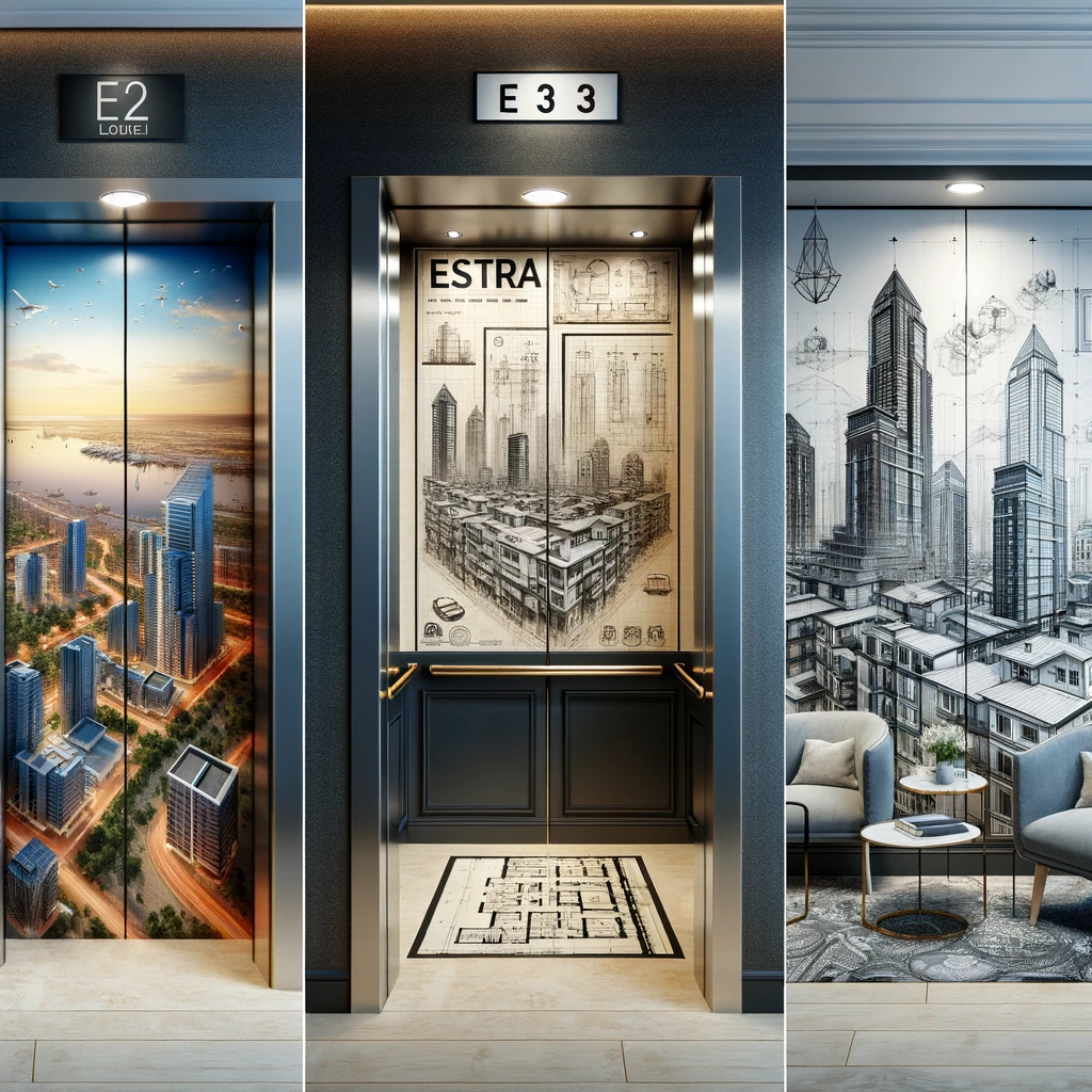 elevator vinyl wraps