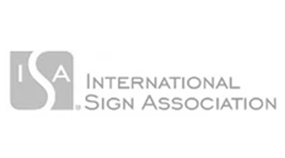 international sign association logo