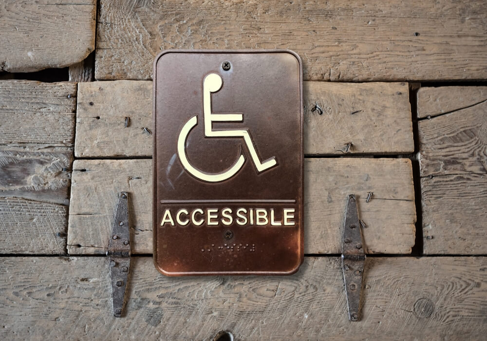 accessible ada sign designs