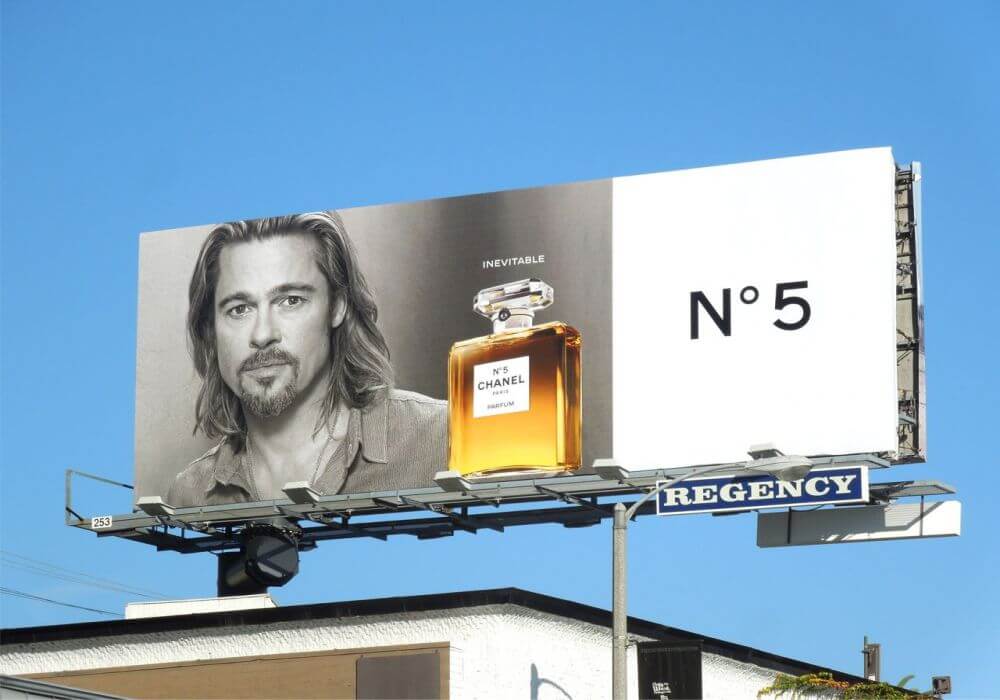 billboard printing fragrance branding