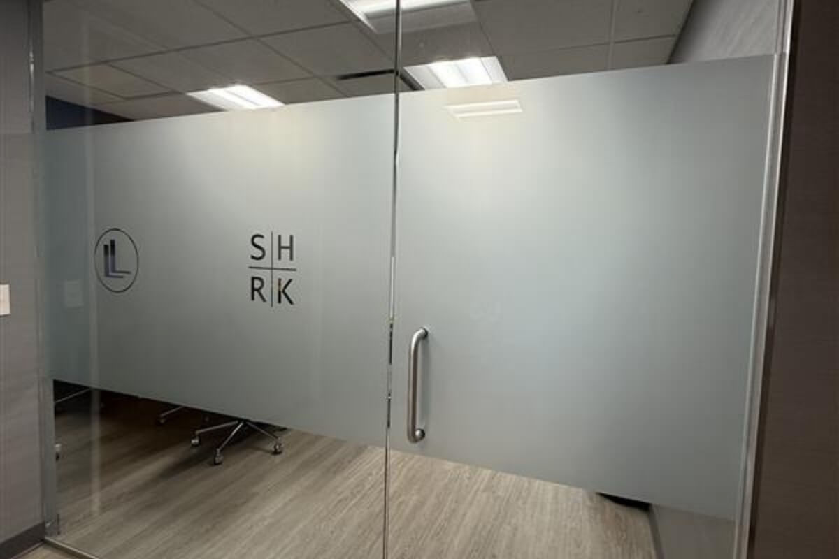 custom office window frosting nyc