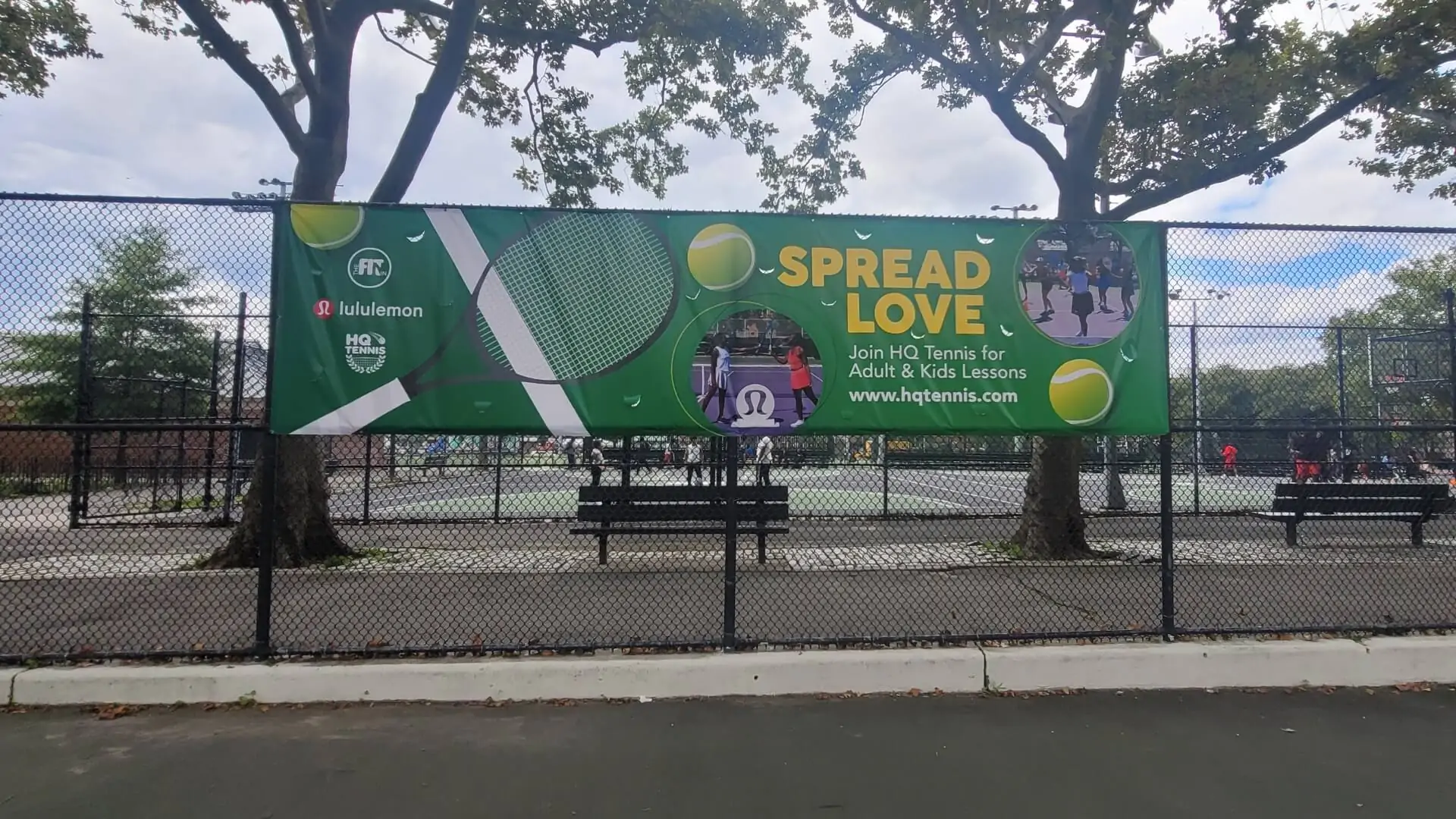 vinyl banner for outdoor sports