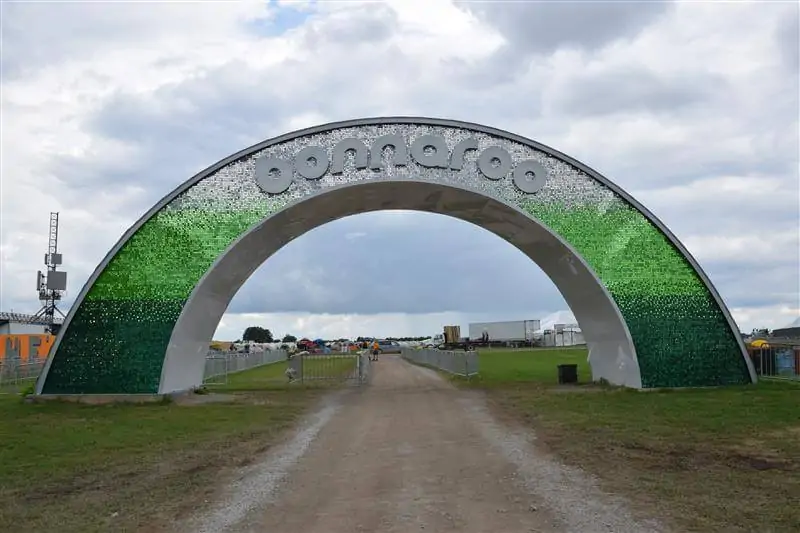 Bonnaroo sequin signs