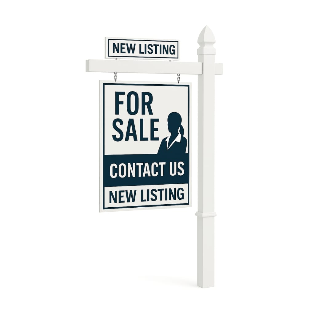 Real Estate Signs 61 Classic Vinyl Property Sign Post