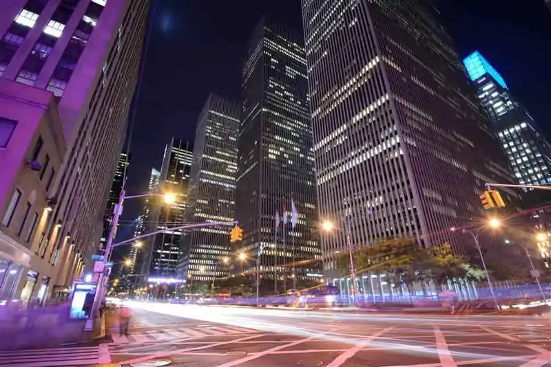 a street view of fifth avenue manhattan