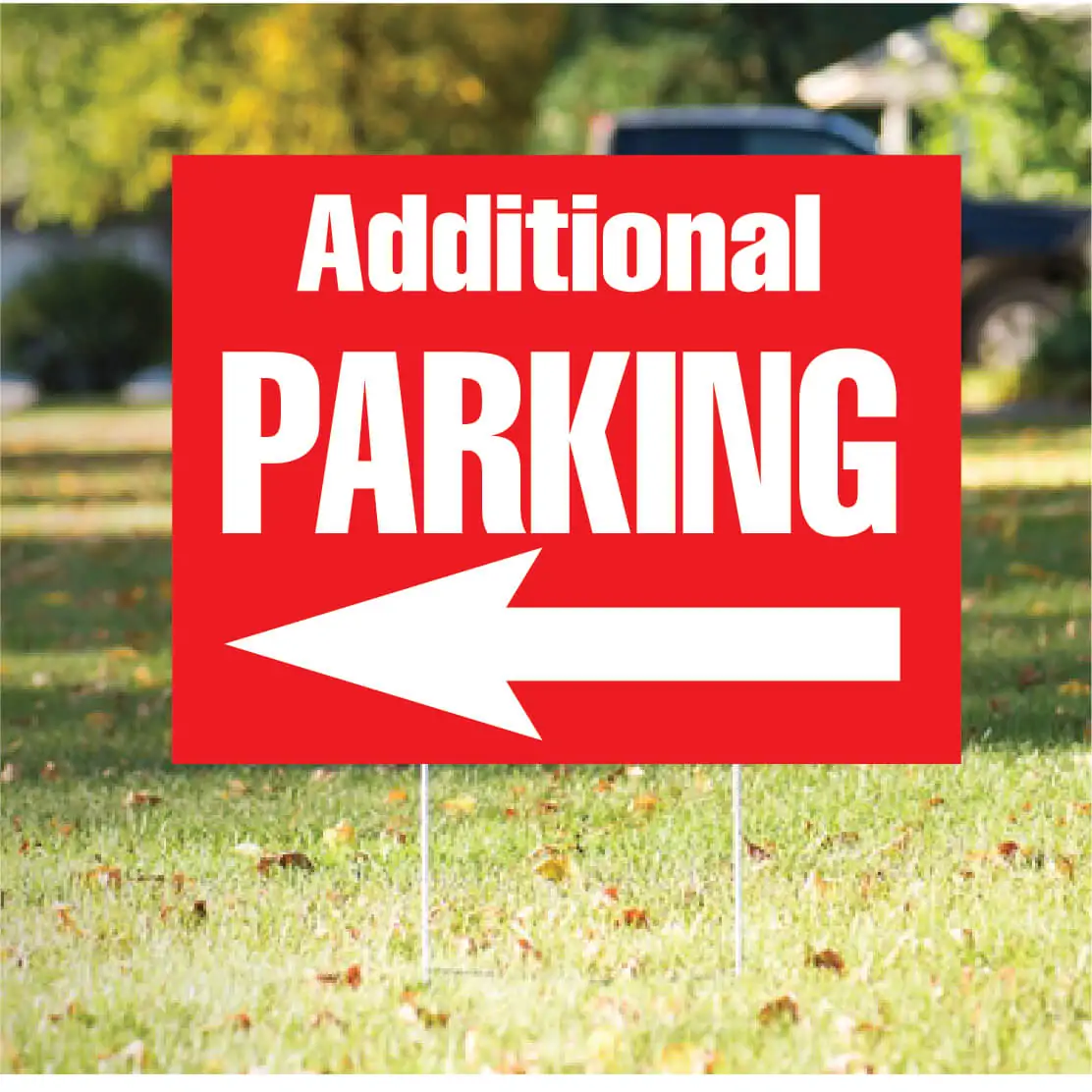 additional parking political sign