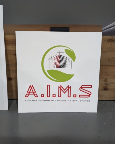 aims coroplast sign