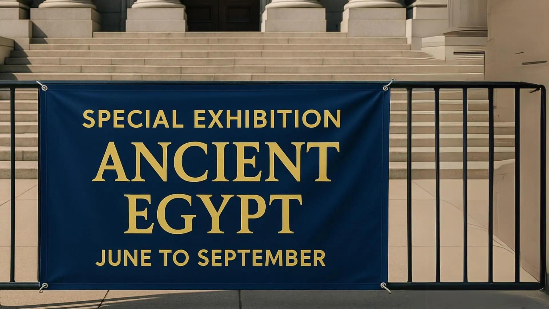 ancient egypt vinyl banner nyc