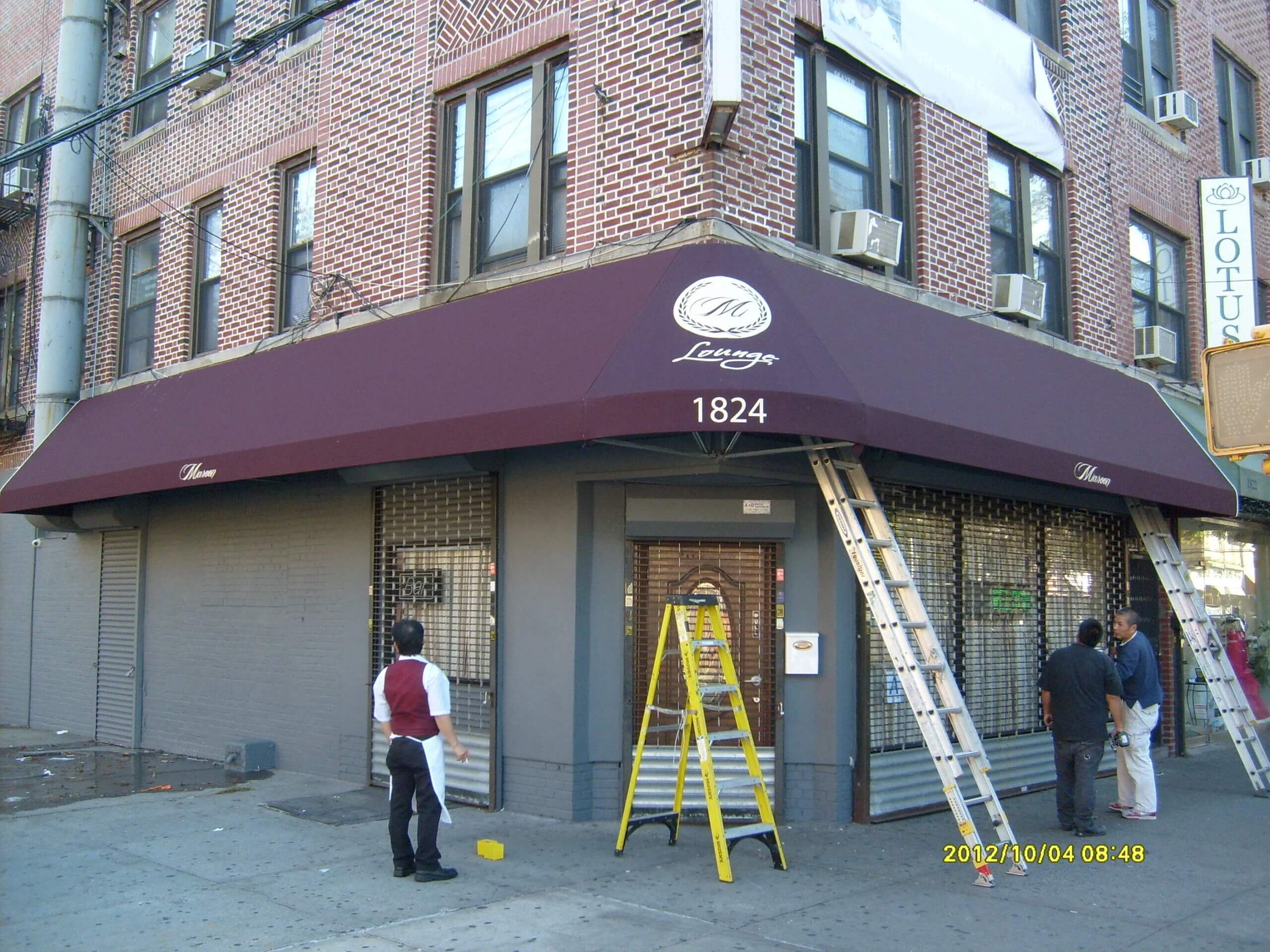 Commercial Awnings 69 awning removal and installation