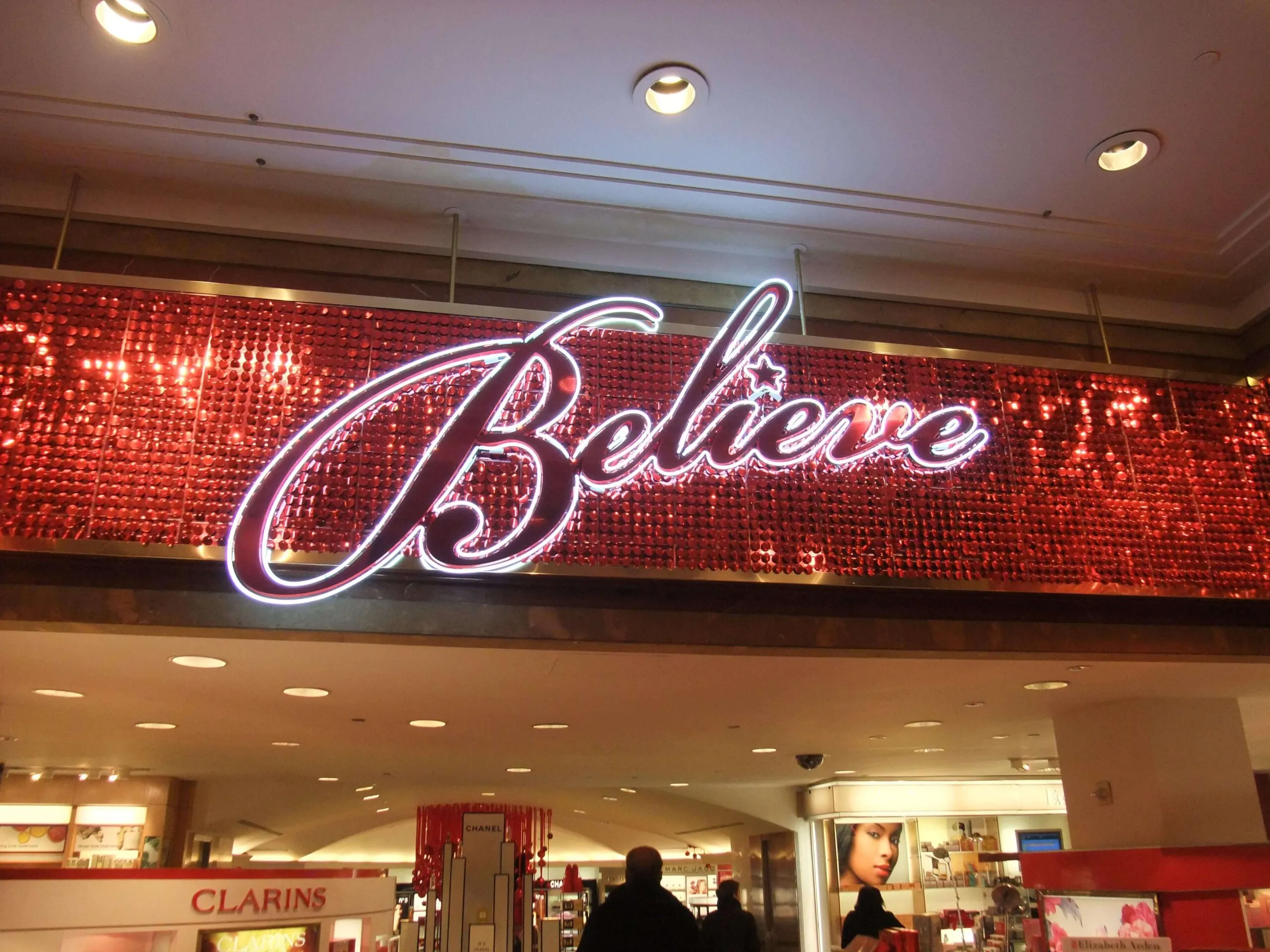 believe sequin sign