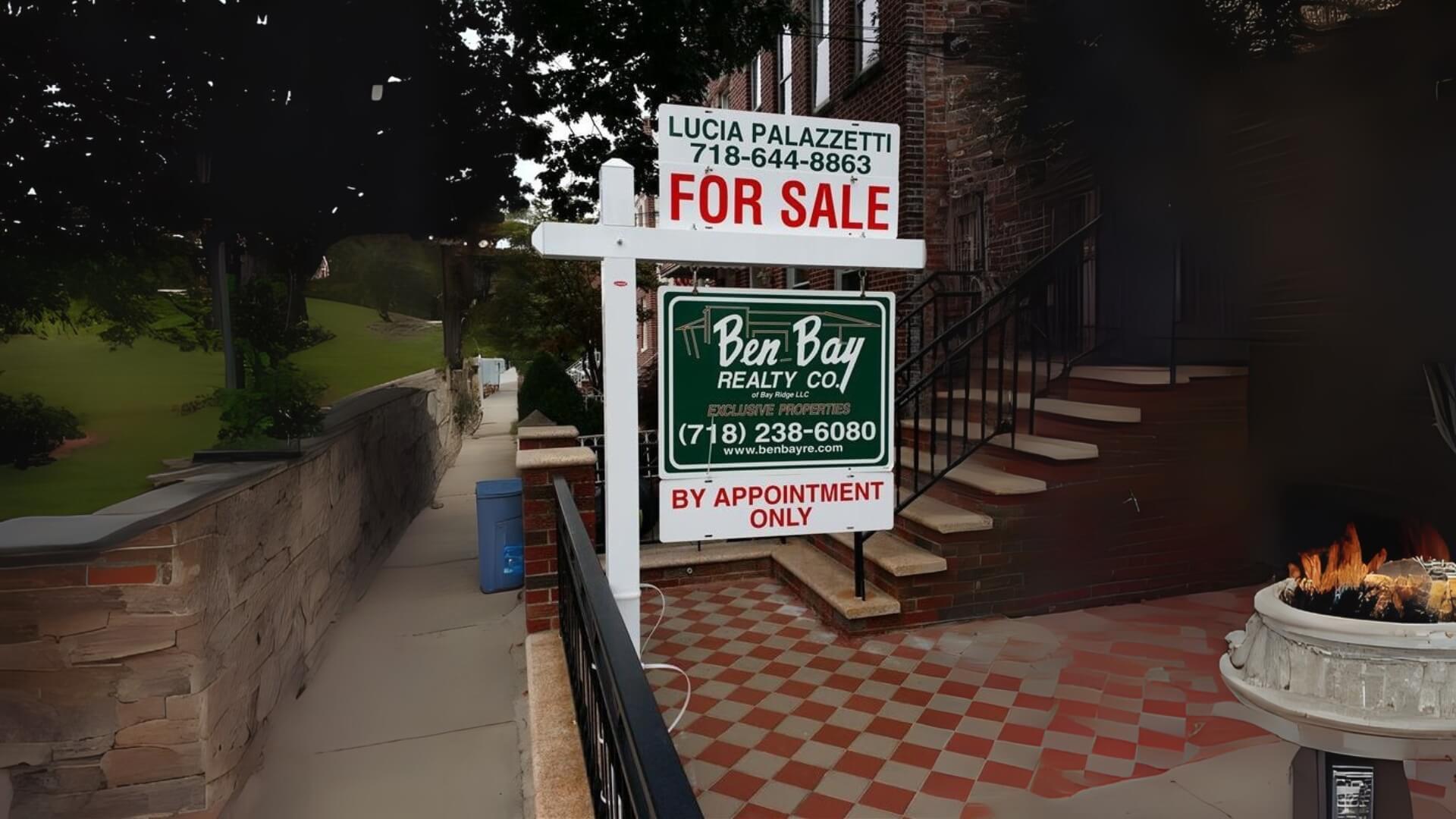 ben bay real estate sign nyc
