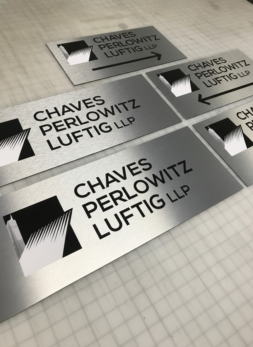 best custom dibond aluminum signs ny