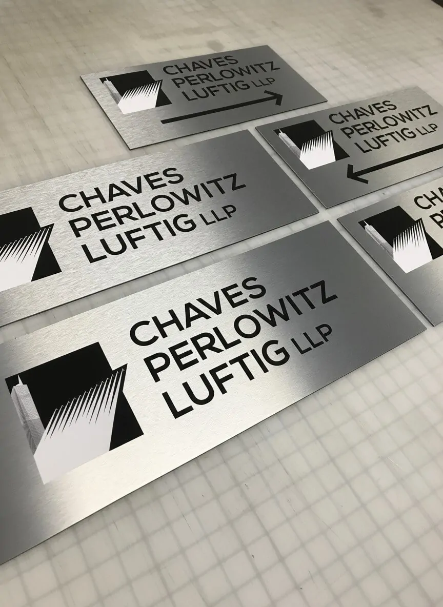 best custom dibond aluminum signs ny