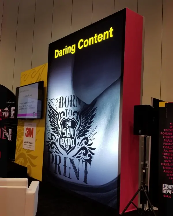 best custom seg light box signage