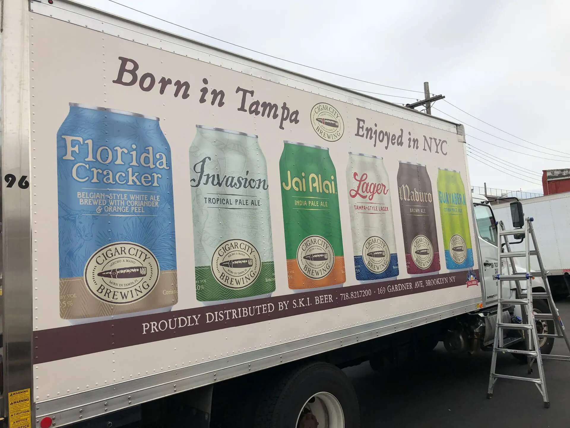 beverage company truck wrap services nyc