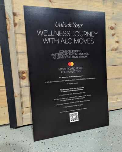 black foam board printing