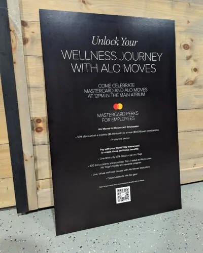black foam board printing