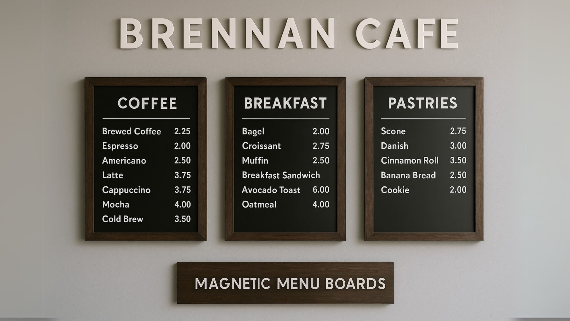 Board Printing Services 72 brennan cafe menu board nyc