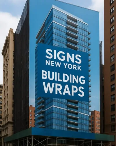 building wraps for real estate industry nyc