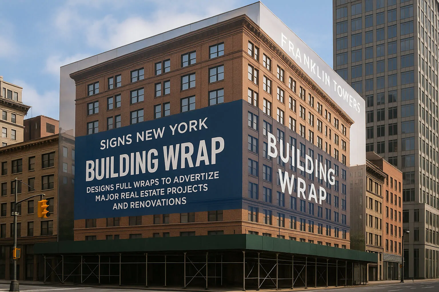 building wraps for real estate industry nyc