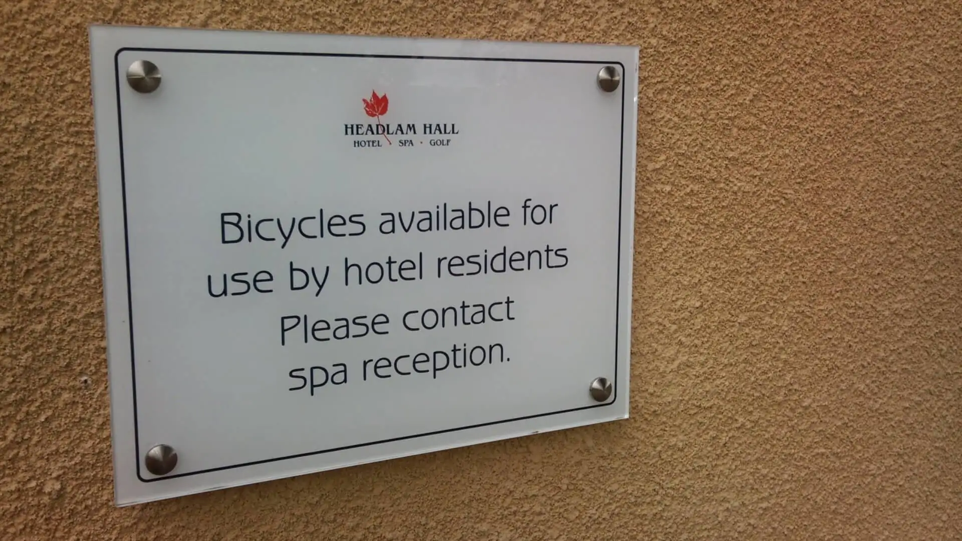 ceiling mounted standoff signs