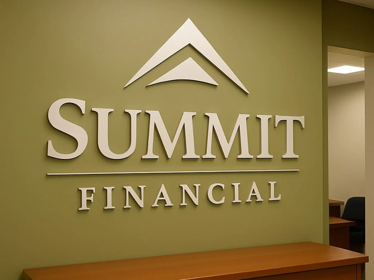 channel letter summit financial nyc