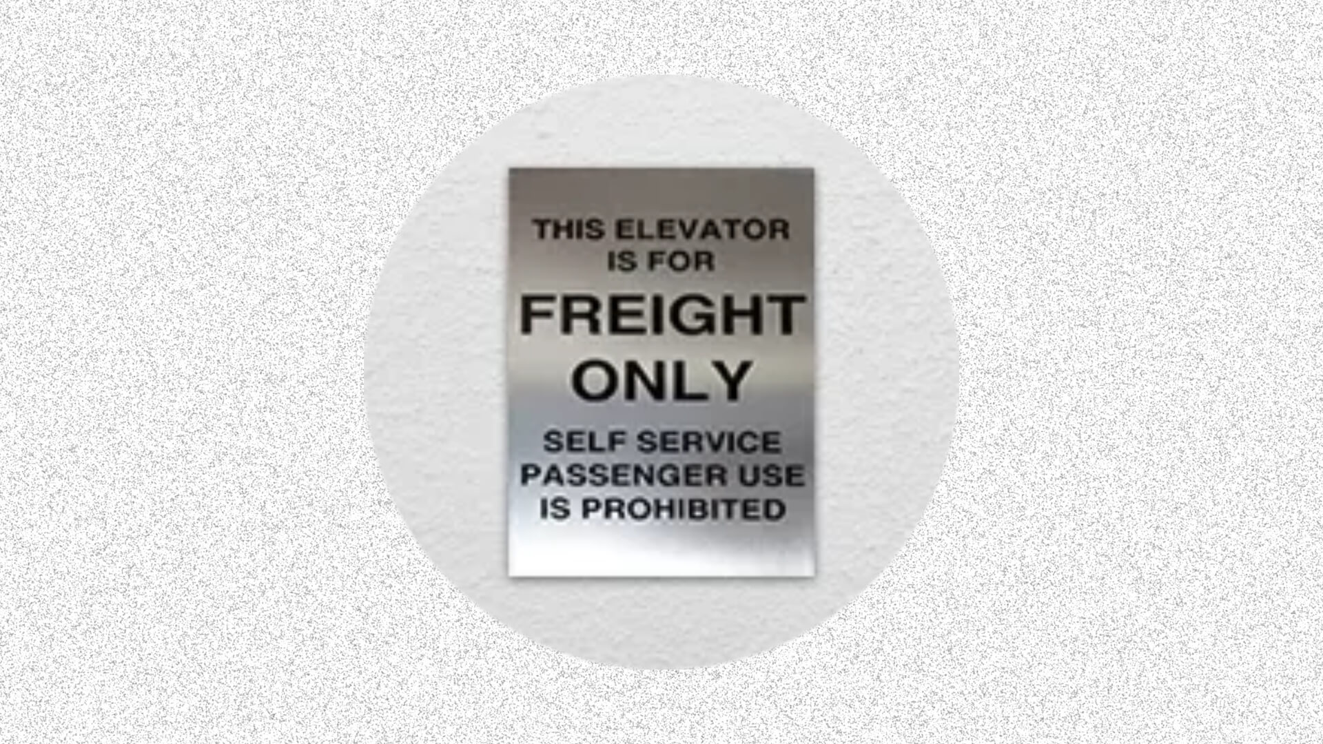composite aluminum elevator signs new york