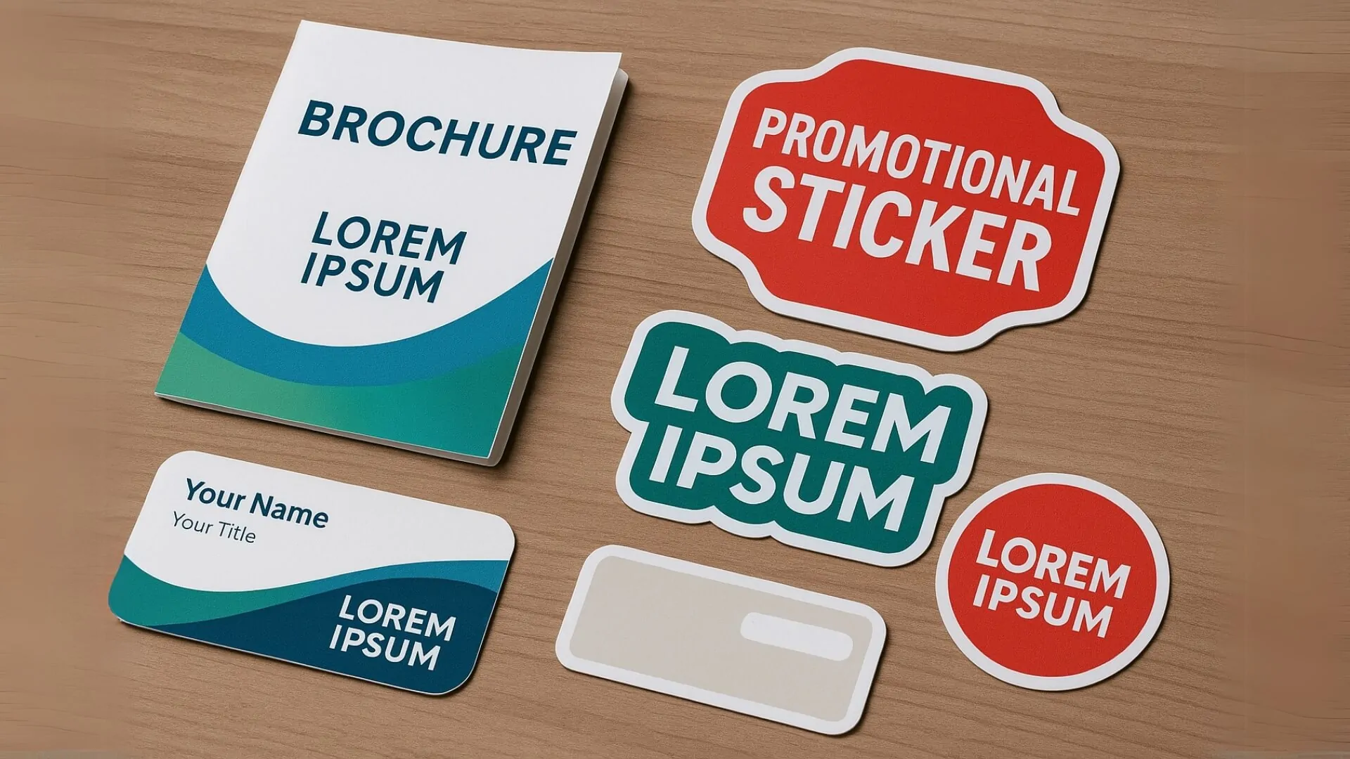 contour cut branding and marketing materials