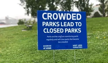 corrugated plastic yard signs