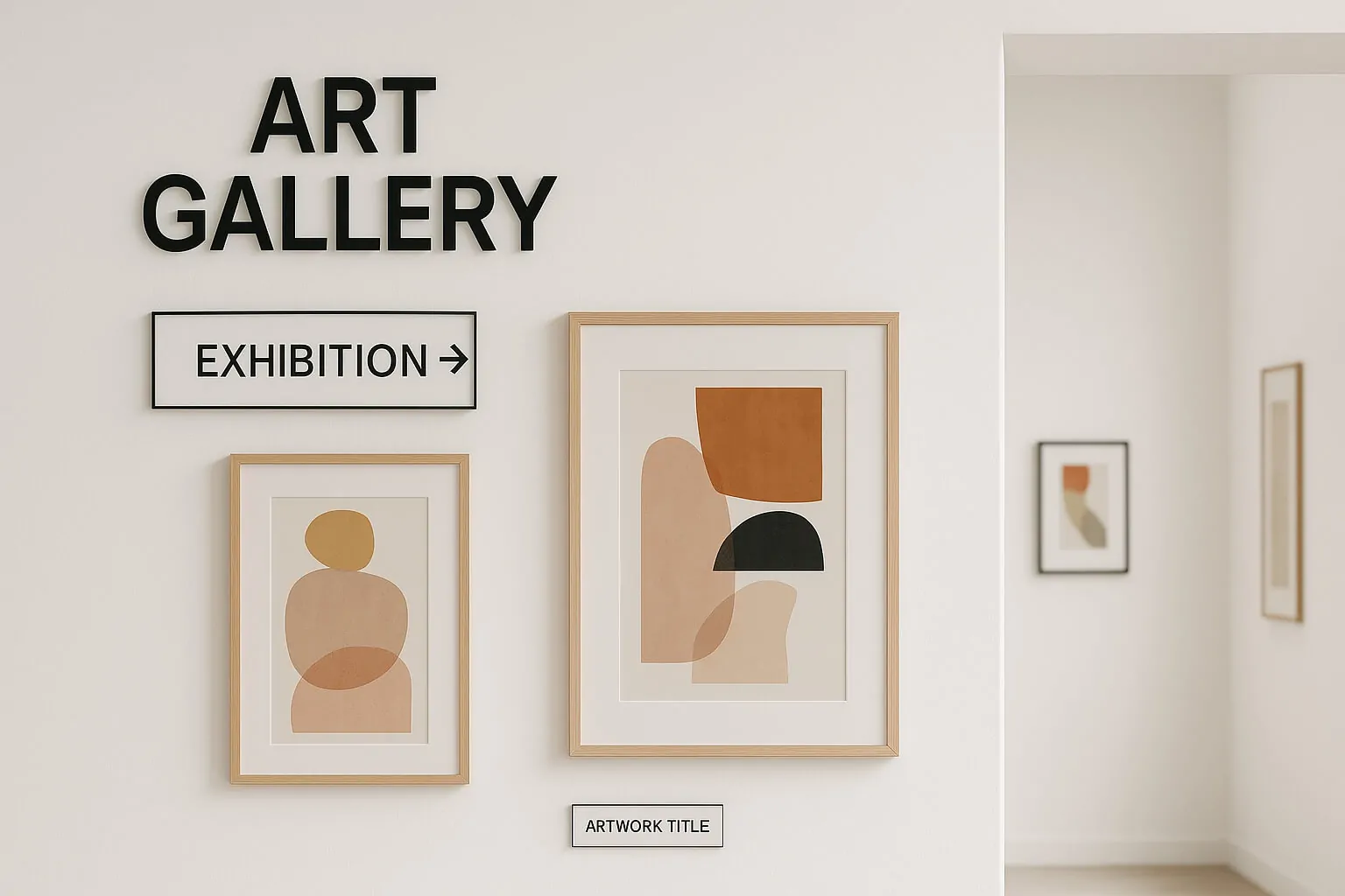 cultural arts and exhibition signage