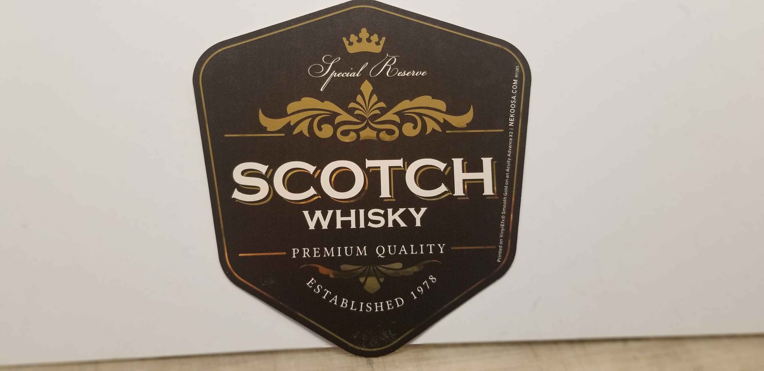 custom bottle signs