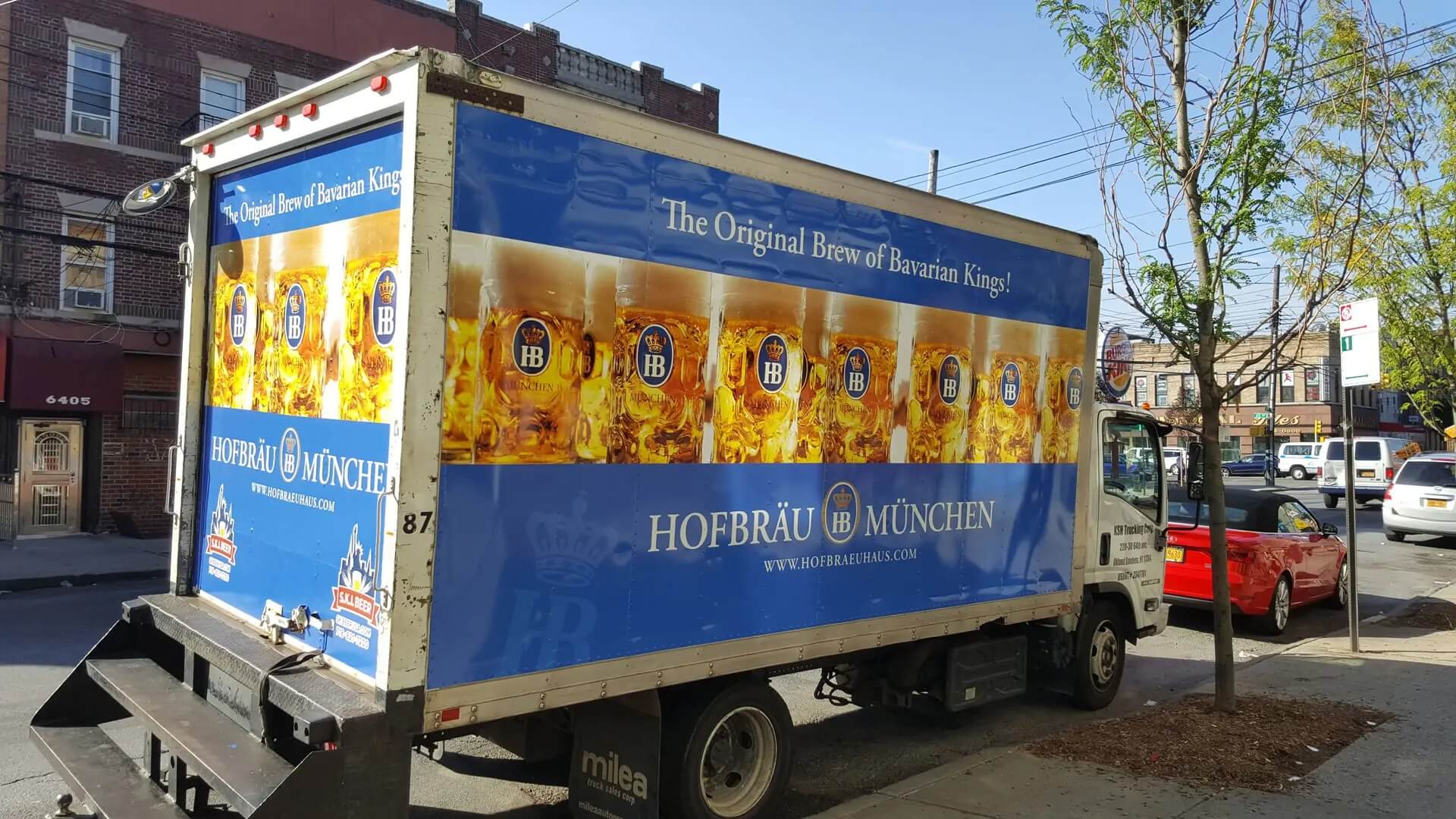 custom brew truck wrap