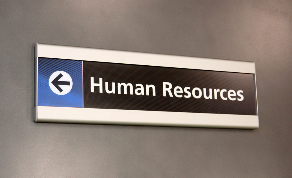 custom office door signage
