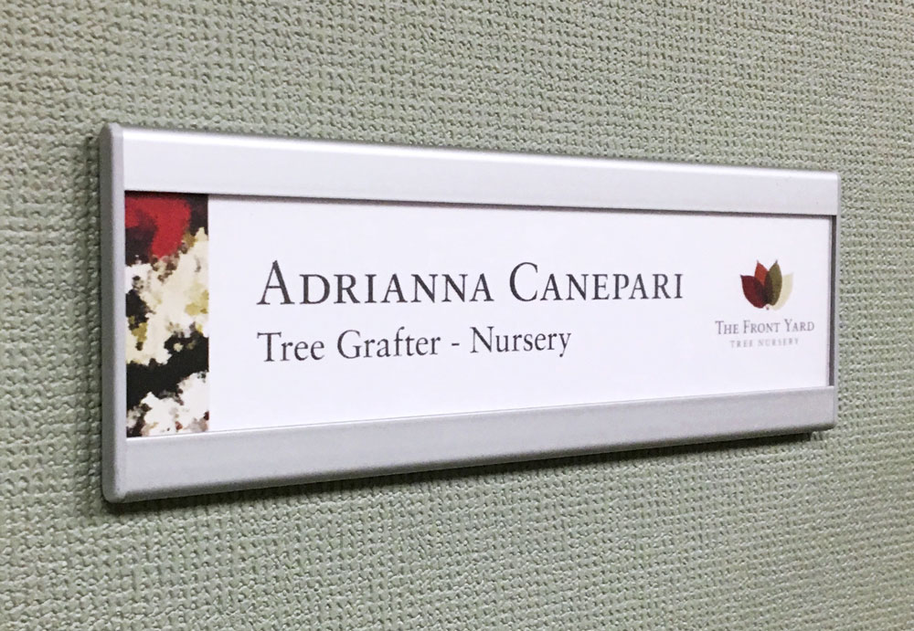 custom office door signs