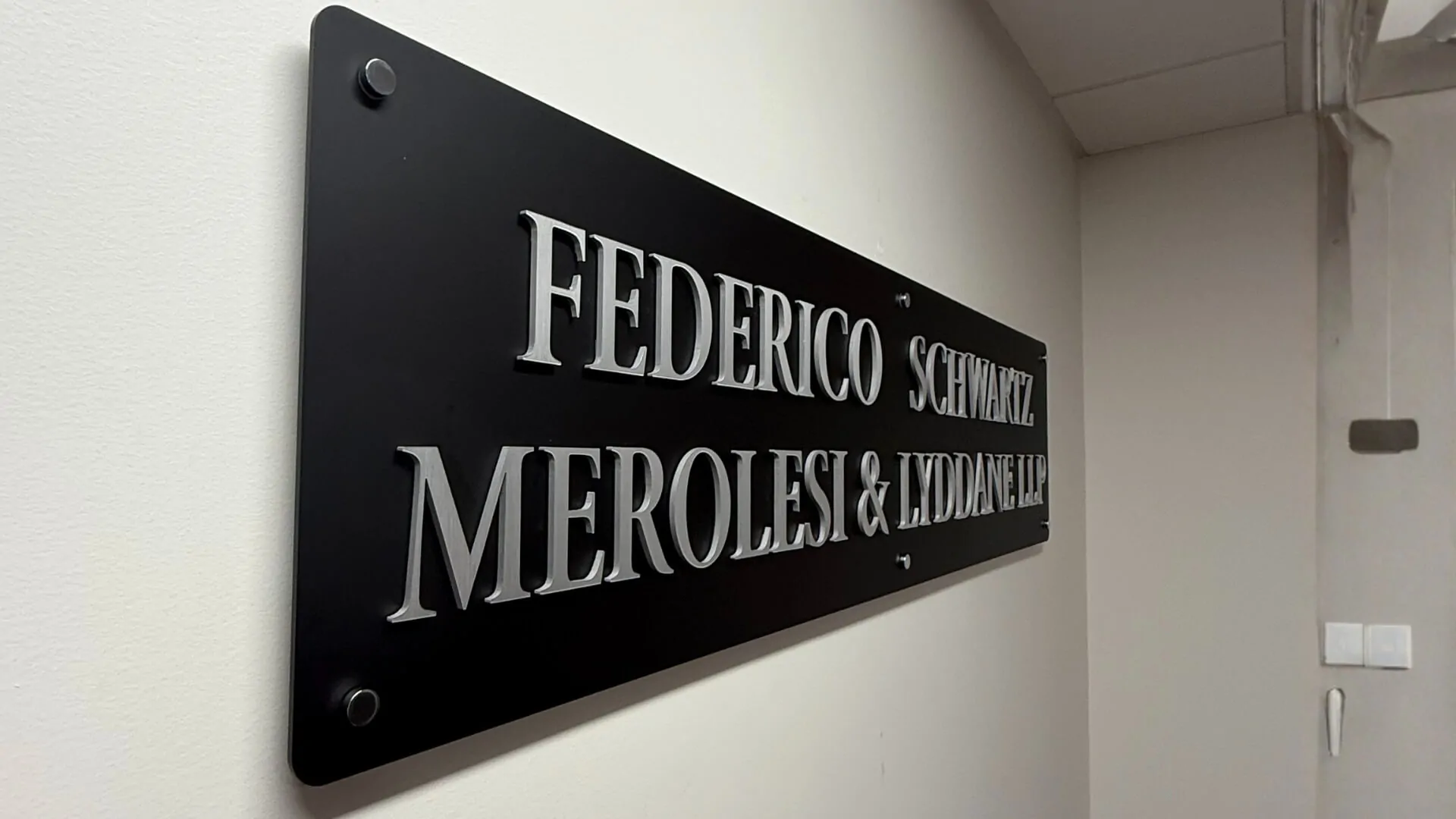 custom standoff signs nyc