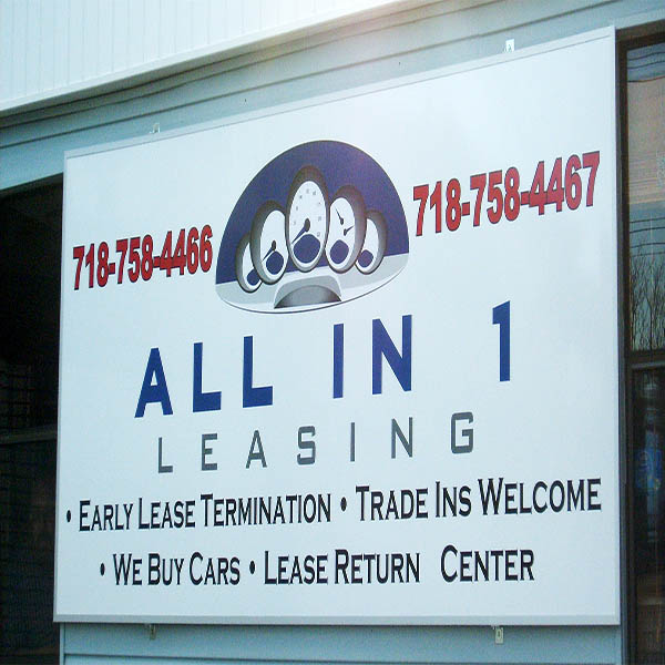 dibond metal sign ny