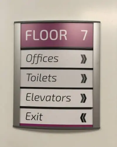 directory sign for worship & church signs nyc