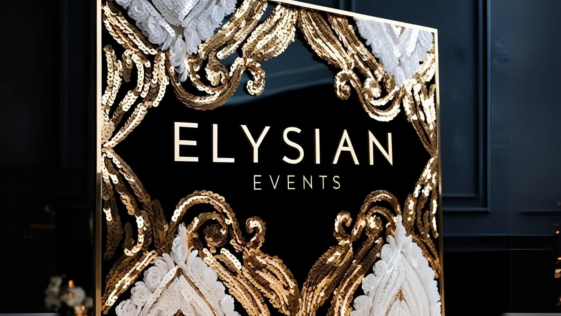 event signage for elysian events in nyc