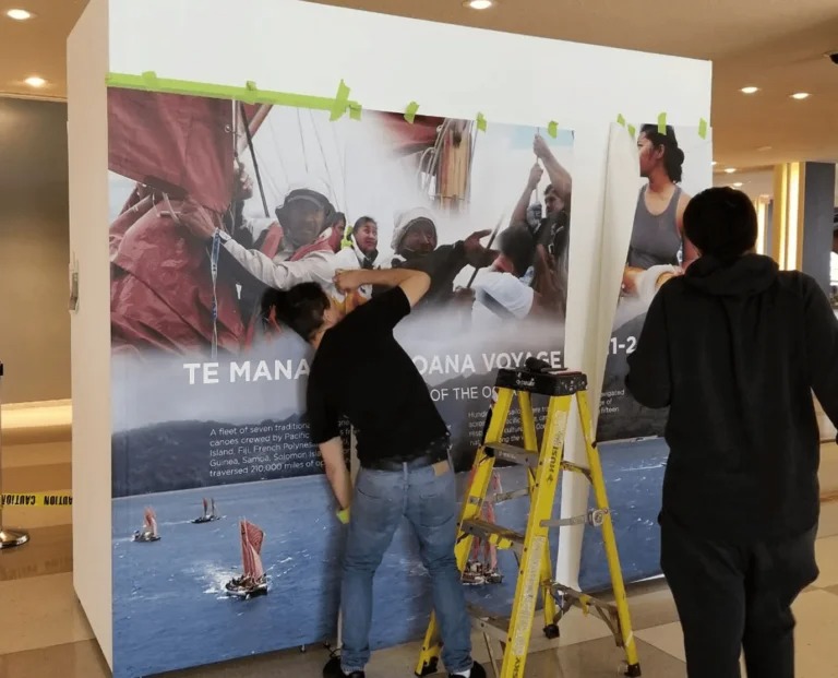 Graphics Installations Services NYC 110 event wall graphics installer near me