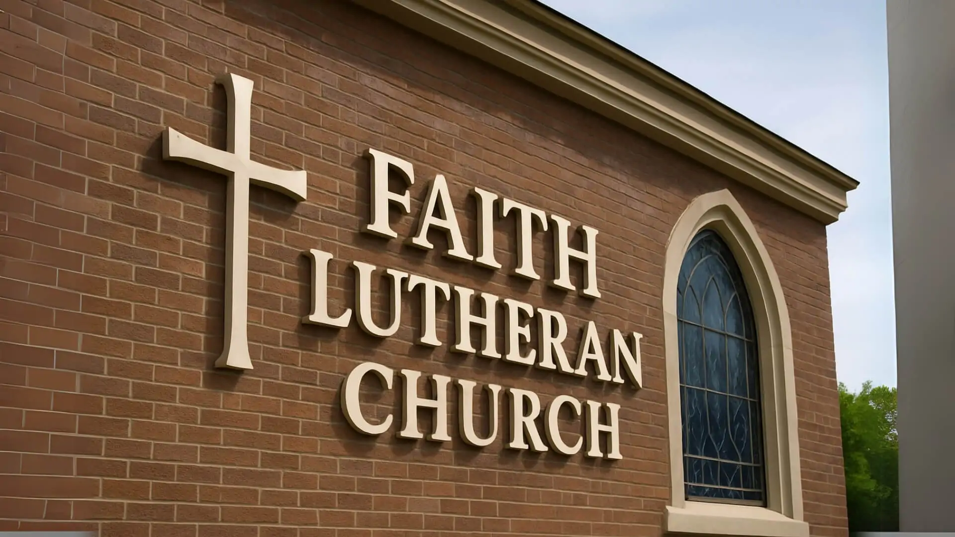 fath lutheran church dimensional lettering nyc