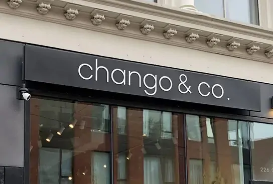 flat signs without frame