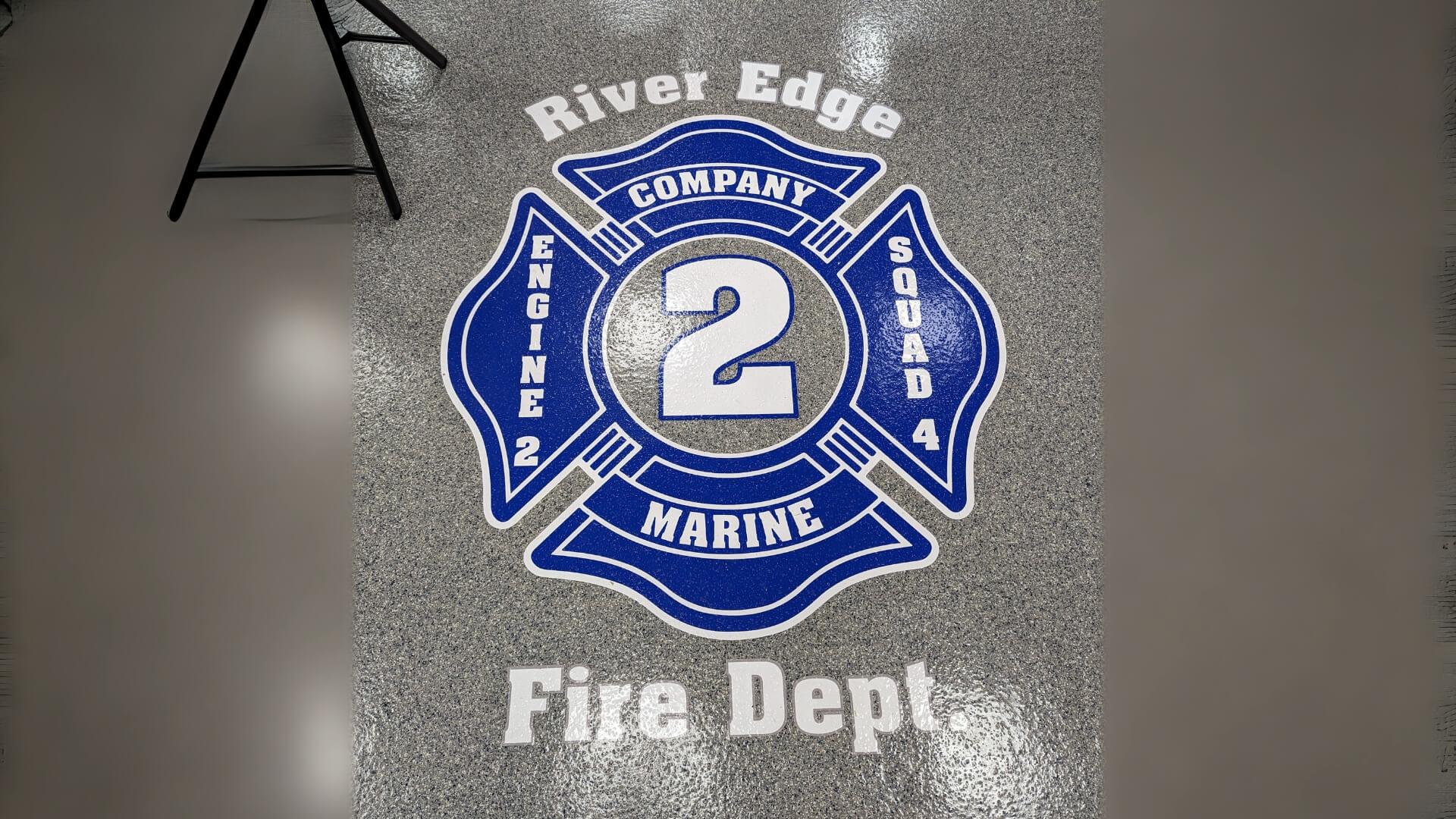 Custom Decals 85 floor decal for river edge nyc