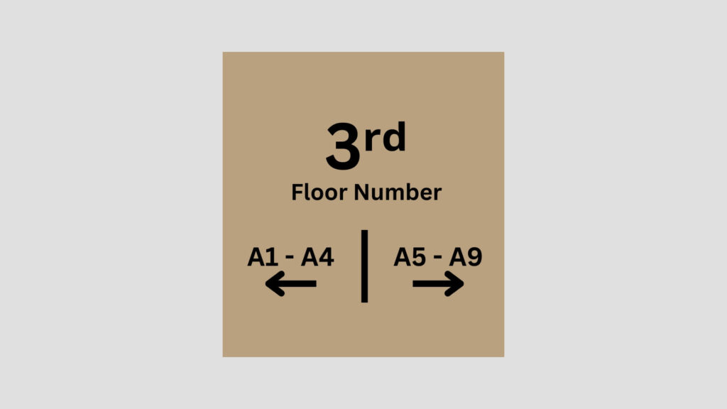floor number signs new york city