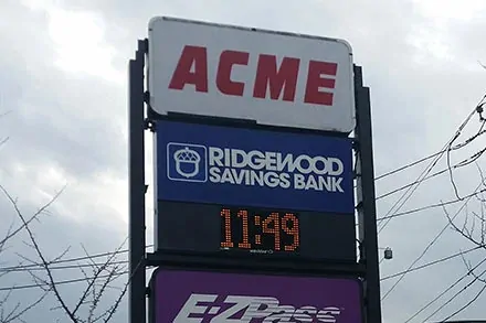 free standing light box signs