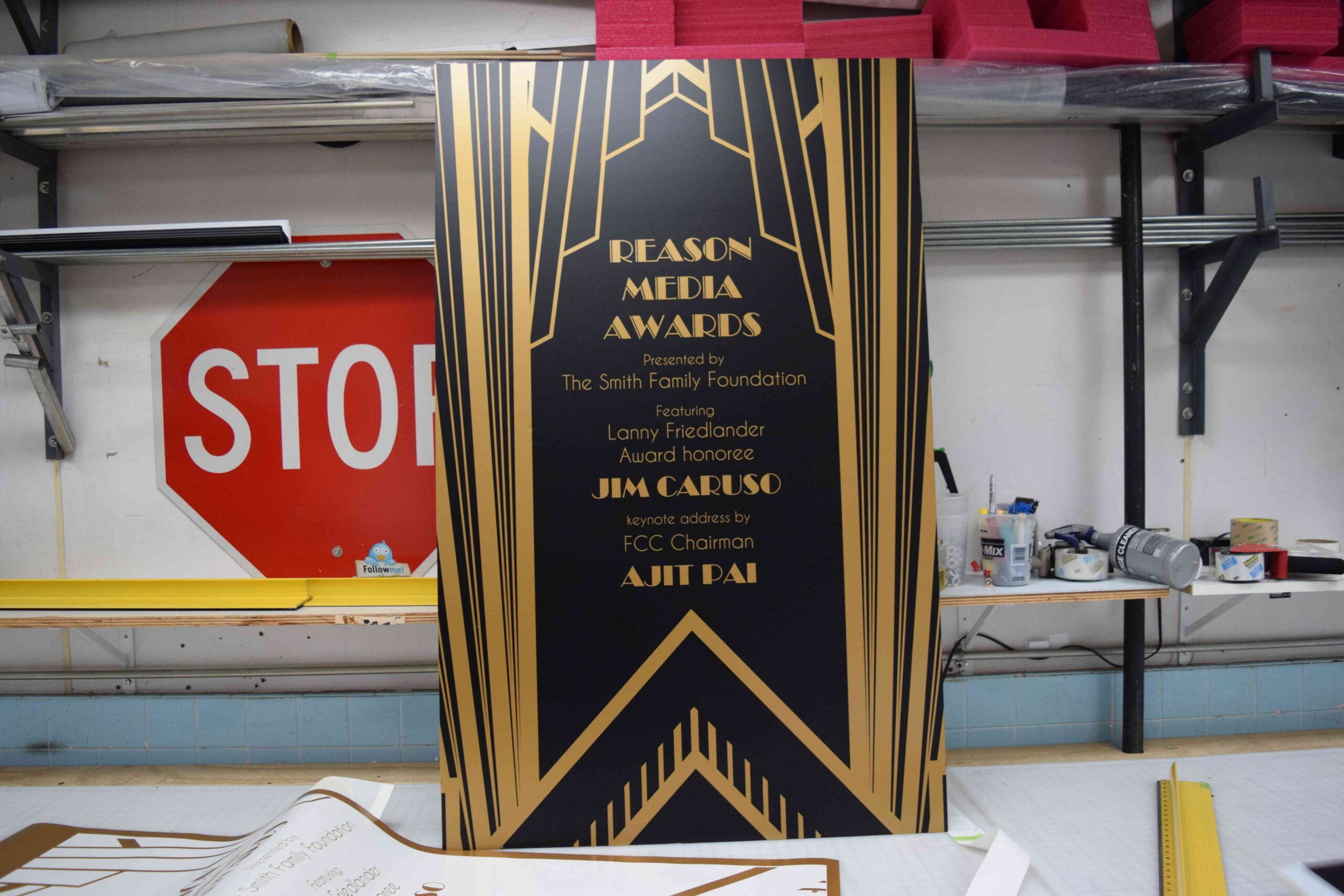 golden foam board printing