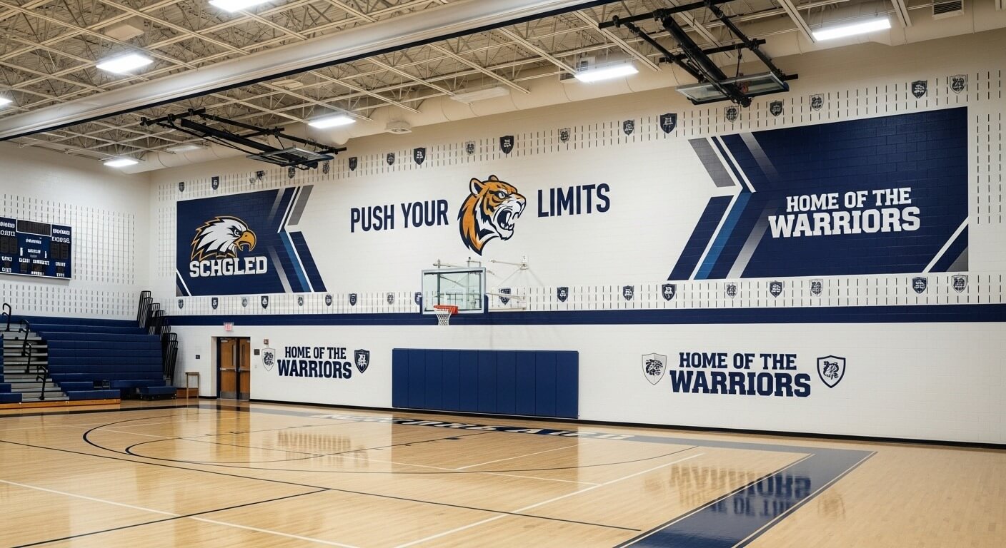 School and University Signs 44 gymnasium graphics